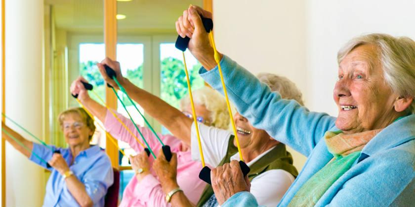 Ejercicio como terapia ocupacional en adulto mayor